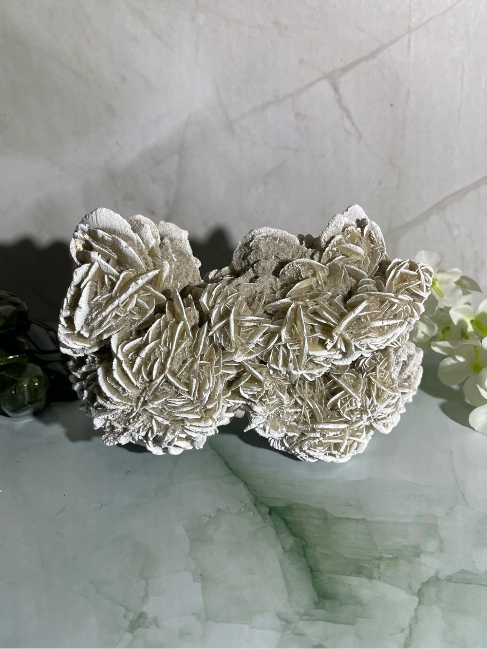 Desert Rose Selenite Mineral Crystal
Cluster Specimen 6"